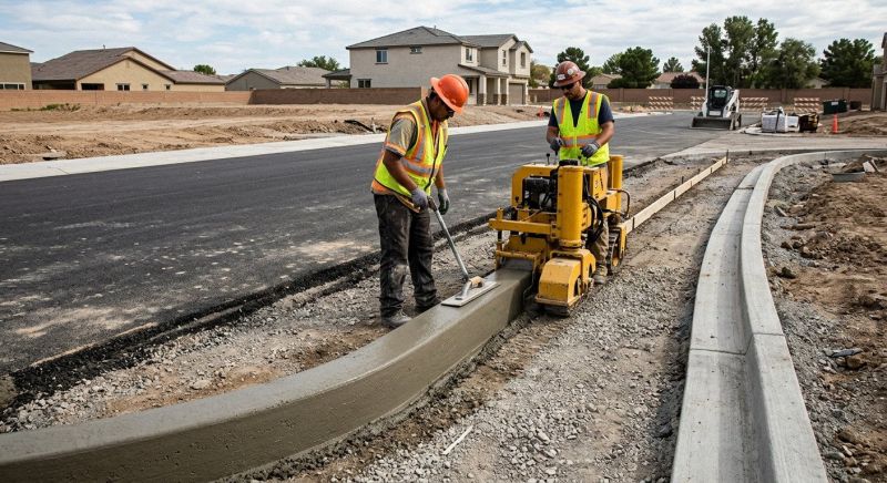 Concrete Curbing Installation in Honolulu, HI